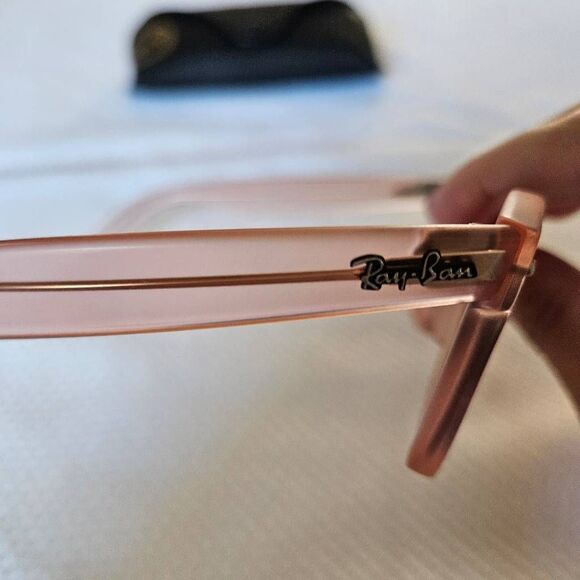 Ray-Ban Edition Pink Wayfarer Sunglases in Ice Pop Watermelon - Picture 2 of 7